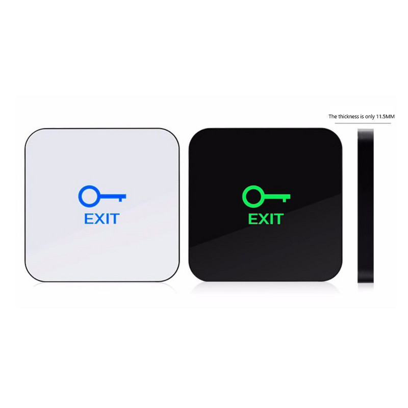 Durvju pieskāriena izejas poga Spied Home Release Slēdža paneļa piekļuves vadības LED gaisma