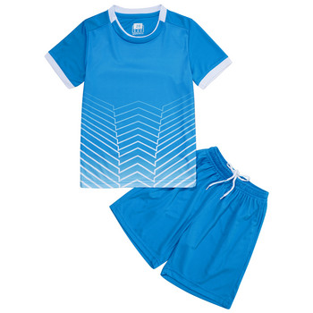 Παιδικά καθημερινά αθλητικά ρούχα Φόρμες για αγόρια κορίτσια Σετ τρεξίματος κοντομάνικο μπλουζάκι + σορτς Στολές προπόνησης ποδοσφαίρου