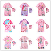 1~7Y Μικρό Μωρό Κοριτσίστικο Μαγιό One Piece Παιδικό Μονόκερος Κοστούμια για σέρφινγκ Παιδικά κινούμενα σχέδια Μαγιό Beachwear-SW427