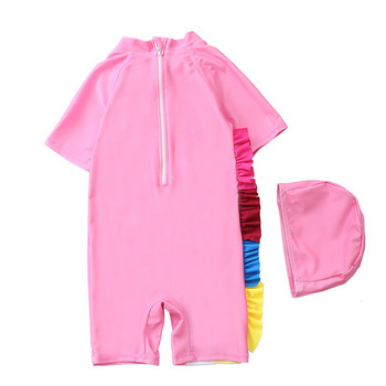 1~7Y Μικρό Μωρό Κοριτσίστικο Μαγιό One Piece Παιδικό Μονόκερος Κοστούμια για σέρφινγκ Παιδικά κινούμενα σχέδια Μαγιό Beachwear-SW427