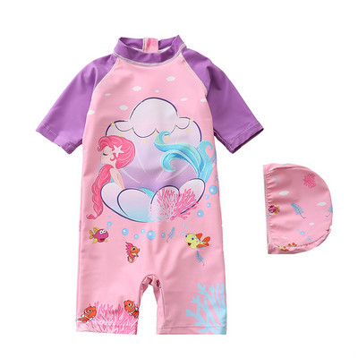 1~7Y Μικρό Μωρό Κοριτσίστικο Μαγιό One Piece Παιδικό Μονόκερος Κοστούμια για σέρφινγκ Παιδικά κινούμενα σχέδια Μαγιό Beachwear-SW427