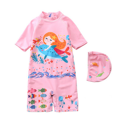 1~7Y Μικρό Μωρό Κοριτσίστικο Μαγιό One Piece Παιδικό Μονόκερος Κοστούμια για σέρφινγκ Παιδικά κινούμενα σχέδια Μαγιό Beachwear-SW427