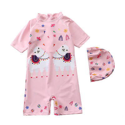 1~7Y Μικρό Μωρό Κοριτσίστικο Μαγιό One Piece Παιδικό Μονόκερος Κοστούμια για σέρφινγκ Παιδικά κινούμενα σχέδια Μαγιό Beachwear-SW427