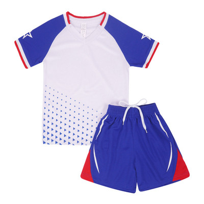 Gyerek fiúk rövid ujjú póló és rövidnadrág szett Futball Sport ruha Futball Kosárlabda Egyenruha Edzőruha Sportos atlétikai ruha