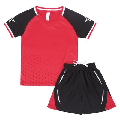 Gyerek fiúk rövid ujjú póló és rövidnadrág szett Futball Sport ruha Futball Kosárlabda Egyenruha Edzőruha Sportos atlétikai ruha
