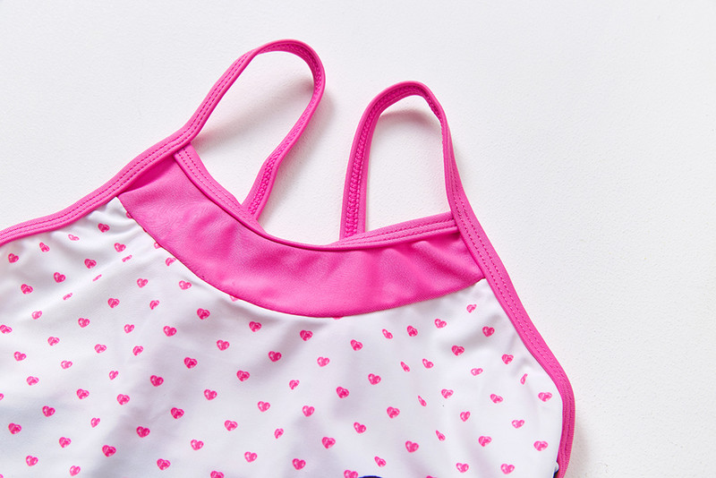 1-6Y kisgyermek baba lányok fürdőruha egyrészes lányok fürdőruha gyerek lányok fürdőruha Aranyos strandruha fürdőruha