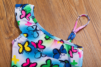 Ново пристигане Бански костюми за момичета Едно парче Бански костюми за малки момичета 3 ~ 12 години Детски бански костюми Детско плажно облекло Бански костюм-ST242