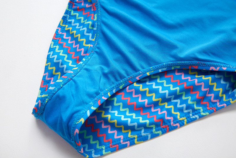 7-14Y Pusaudžu meiteņu peldkostīmi Augstas kvalitātes meiteņu peldkostīms Bērni, viens gabals Svītrains apdrukas peldkostīms Pludmales apģērbs