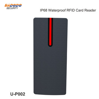 IP68 Водоустойчив RFID четец на карти за близост пластмасов корпус wiegand изход за контрол на достъпа на открито, използван за сигурност на домашния офис