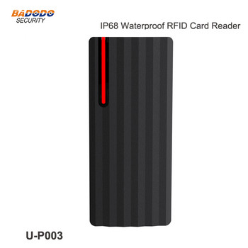 IP68 Водоустойчив RFID четец на карти за близост пластмасов корпус wiegand изход за контрол на достъпа на открито, използван за сигурност на домашния офис