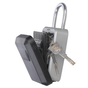 Τοποθέτηση γάντζου λαβής πόρτας Δωρεάν μεταλλικό κουτί κωδικού πρόσβασης / κλειδοθήκη / κουτί αποθήκευσης