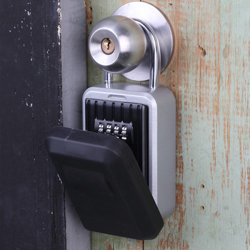 Τοποθέτηση γάντζου λαβής πόρτας Δωρεάν μεταλλικό κουτί κωδικού πρόσβασης / κλειδοθήκη / κουτί αποθήκευσης