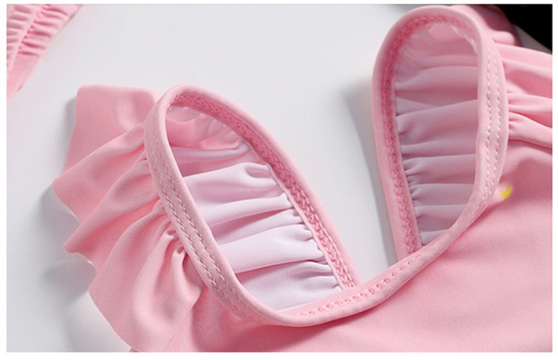 Lányok fürdőruha 1-10 éves lányoknak egyrészes fürdőruha Unicorn Girls fürdőruha kalappal Gyermek Strandruha Fürdőruha-ST120