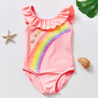 1~16 Y Toddler Baby Girls Swimwear Υψηλής ποιότητας Μαγιό για κορίτσια Flamingo Παιδικά μαγιό Baby Girls Στολή για κολύμπι Ρούχα παραλίας