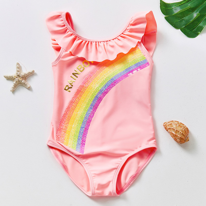 1~16 Y Toddler Baby Girls Swimwear Υψηλής ποιότητας Μαγιό για κορίτσια Flamingo Παιδικά μαγιό Baby Girls Στολή για κολύμπι Ρούχα παραλίας