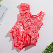 1-6 Mažiems kūdikiams skirtas maudymosi kostiumėlis Vientisas maudymosi kostiumėlis mergaitėms Aukštos kokybės Vaikų mergaičių plaukimo suknelė Vaikiškas maudymosi kostiumėlis-ST215