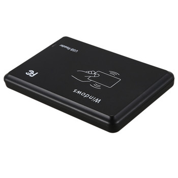 2X USB RFID Desktop ID Card Reader Ανεπαφική συσκευή ανάγνωσης καρτών