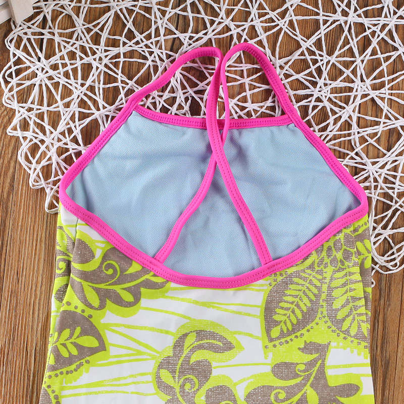 FINĀLĀ IZPĀRDOŠANA!!! Viengabala meiteņu peldkostīmi Ziedu stila meiteņu peldkostīmi Bērnu peldkostīmi Bērnu pludmales apģērbi Peldkostīms-H066