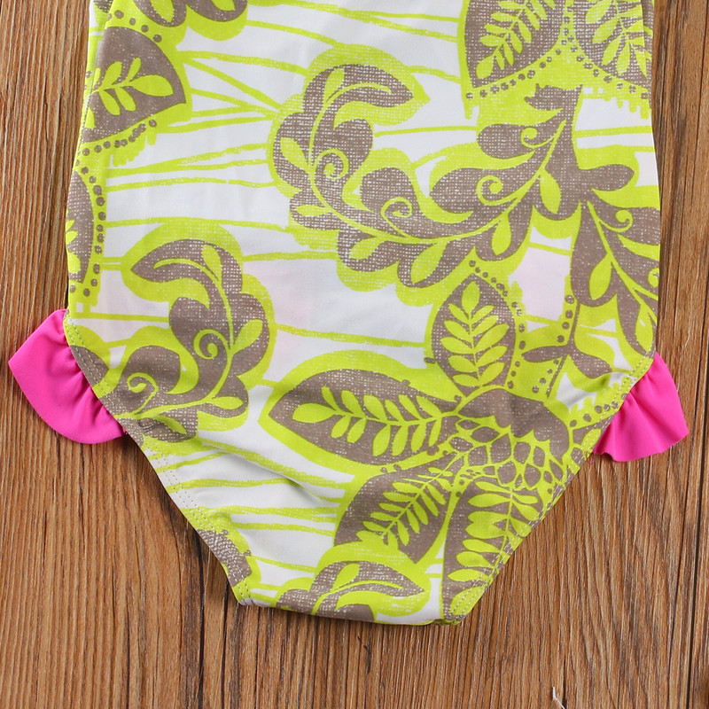 FINĀLĀ IZPĀRDOŠANA!!! Viengabala meiteņu peldkostīmi Ziedu stila meiteņu peldkostīmi Bērnu peldkostīmi Bērnu pludmales apģērbi Peldkostīms-H066