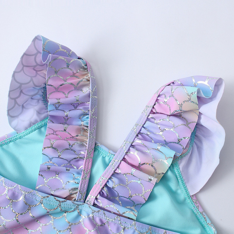 Jednodijelni kupaći kostim za djevojčice od 3 do 12 godina, jednodijelni kupaći kostim za djevojčice, dječja odjeća za plažu, kostim za plivanje