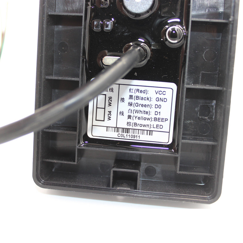 125Khz 13.56Mhz RFID vandeniui atsparus kortelių skaitytuvas Artumo Wiegand Reader Ilgo nuotolio prieigos kontrolės skaitytuvas, skirtas prieigos kontrolės sistemai