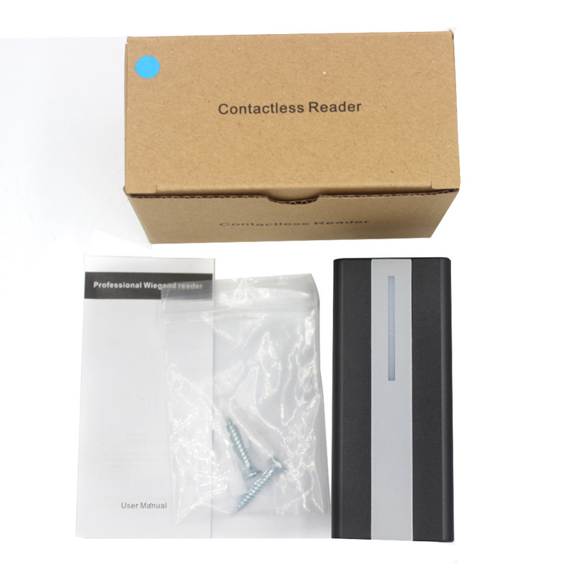 H1R IP67 vandeniui atsparus prieigos kontrolės skaitytuvas 125Khz RFID 13.56MHZ kortelių skaitytuvas Wiegand 26 34 skaitytuvas durų prieigos kontrolės sistemai