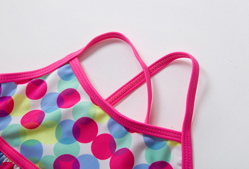 3-10 éves lányok fürdőruha Egyrészes Baby Girl fürdőruha Ruffle Style gyerek fürdőruha Kiváló minőségű fürdőruha kölyöklányoknak-ST185