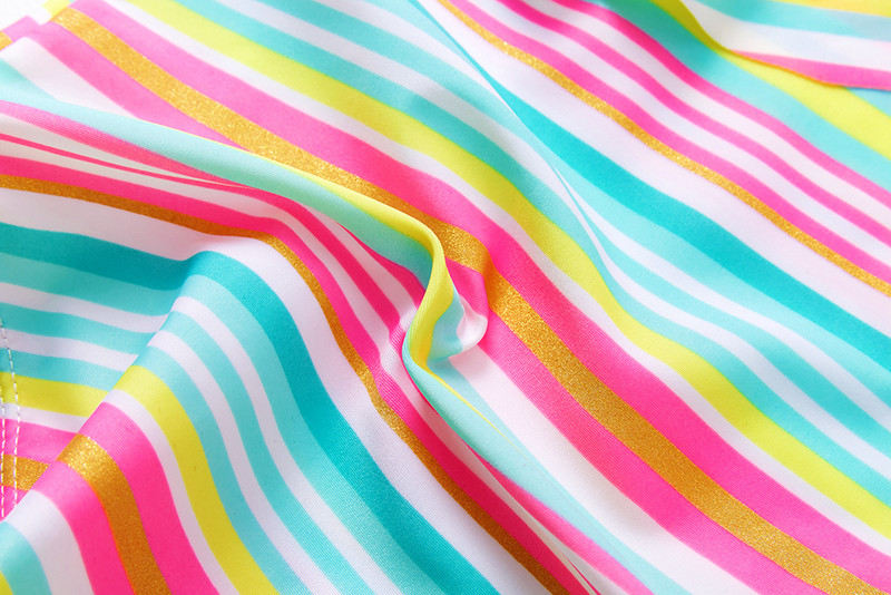 3 ~ 10 gadu meiteņu peldkostīms volānveida meiteņu peldkostīms svītrains stils bērnu peldkostīmi bērnu peldkostīms peldkostīms Augsta kvalitāte