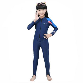 DSP02 UPF 50+ Lycra Детски костюм за плуване Stinger костюм Dive Skin Гмуркане с шнорхел Сърф Водни ски анти-UV облекло костюм за гмуркане