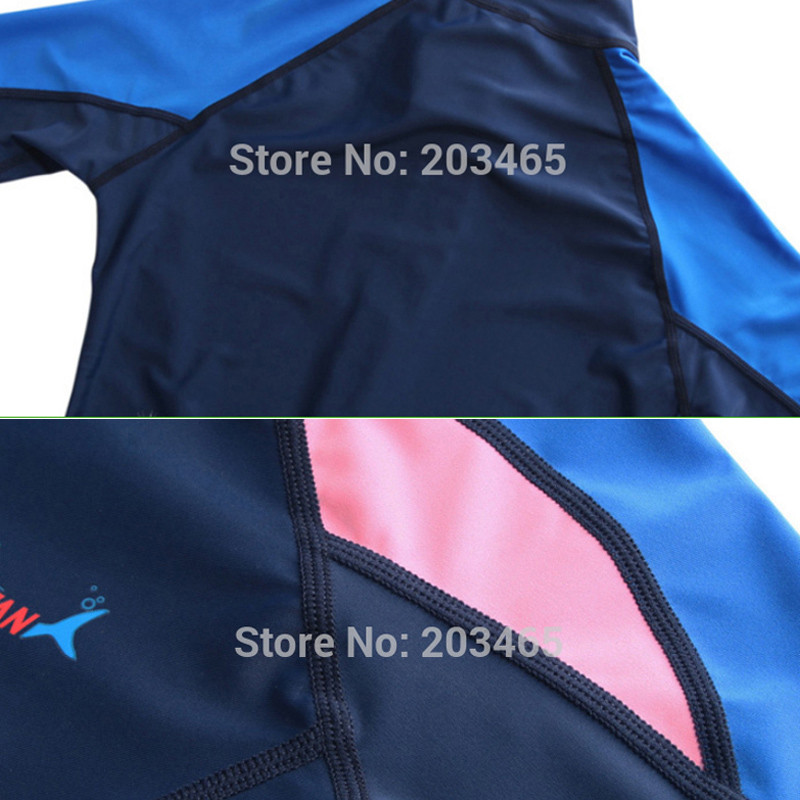 DSP02 UPF 50+ Lycra Gyerek úszóruha búvárruha búvárruha Snorkeling Surf Waterski anti-uv viselet