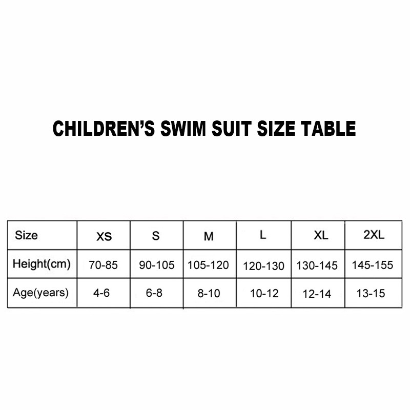 DSP02 UPF 50+ Lycra Gyerek úszóruha búvárruha búvárruha Snorkeling Surf Waterski anti-uv viselet