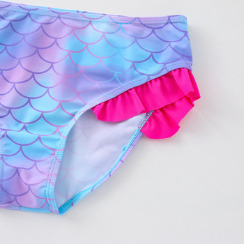 2022 New Girls Swimsuit Mermaid Two Piece Παιδικό μαγιό Ruffle Μαγιό για κορίτσι Μαγιό Mermaid Swimwear Girls