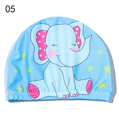 Jauka multfilma bērniem peldcepures haizivis krokodila raksts ar augstu elastību audums bērniem peldbaseinā cepure zēniem meitenēm