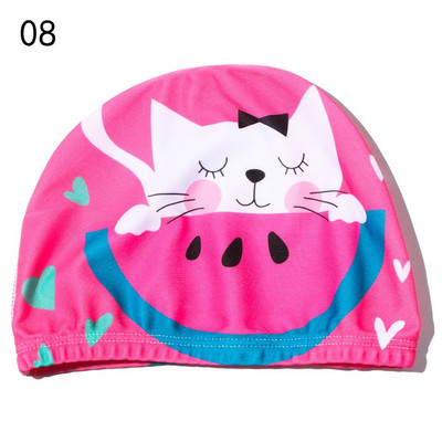 Jauka multfilma bērniem peldcepures haizivis krokodila raksts ar augstu elastību audums bērniem peldbaseinā cepure zēniem meitenēm