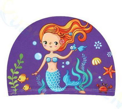 Bērni Bērni Peldcepure Jauka karikatūra Audums Peldbaseins Ūdens Sports Aizsargāt Ausis Cepure Zēni Meitenes Peldēties Peldcepures Cepures