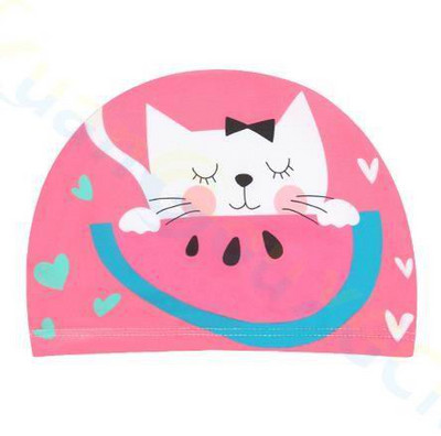 Bērni Bērni Peldcepure Jauka karikatūra Audums Peldbaseins Ūdens Sports Aizsargāt Ausis Cepure Zēni Meitenes Peldēties Peldcepures Cepures