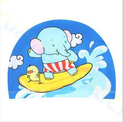 Bērni Bērni Peldcepure Jauka karikatūra Audums Peldbaseins Ūdens Sports Aizsargāt Ausis Cepure Zēni Meitenes Peldēties Peldcepures Cepures