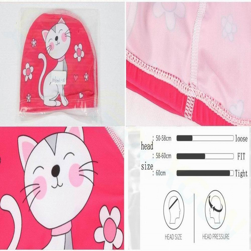 Bērni Bērni Peldcepure Jauka karikatūra Audums Peldbaseins Ūdens Sports Aizsargāt Ausis Cepure Zēni Meitenes Peldēties Peldcepures Cepures