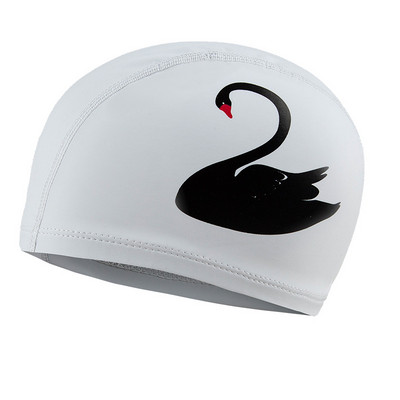 Peldcepure bērniem Elastīgs audums Jauka multfilma gariem matiem Jauki bērni Aizsargā ausis Peldbaseina cepure zēniem Meitenes peldēt