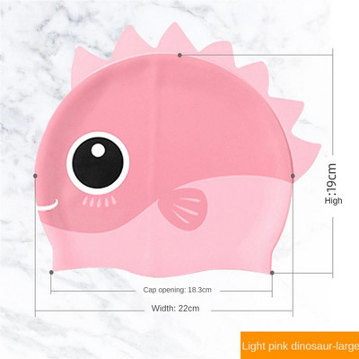 Ühikkaal 0,06 kg Laste spordirõivad ja aksessuaarid kõrge elastsusega laste ujumismüts Multifilmi vannimüts lõhnatu