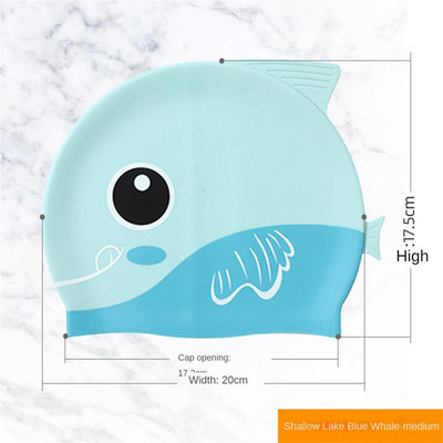 Ühikkaal 0,06 kg Laste spordirõivad ja aksessuaarid kõrge elastsusega laste ujumismüts Multifilmi vannimüts lõhnatu