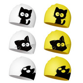 Bērnu peldcepures bērniem, bērniem, zēniem un meitenēm, silikona ūdensnecaurlaidīga peldcepure gariem vai īsiem matiem