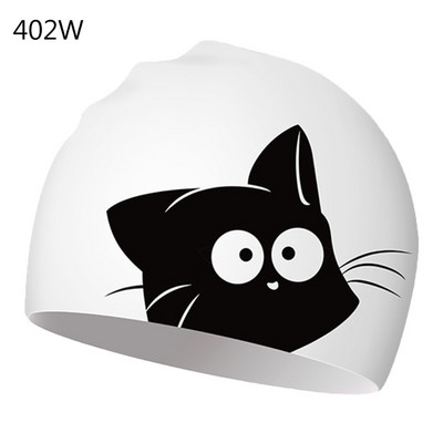 Bērnu peldcepures bērniem, bērniem, zēniem un meitenēm, silikona ūdensnecaurlaidīga peldcepure gariem vai īsiem matiem