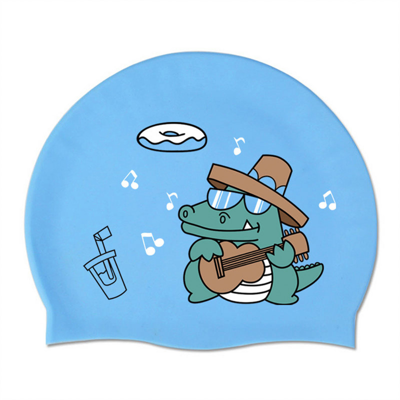 Nahasõbralik ujumiseks Mugav ja pehme libisemisvastane tekstuur lastele ujumiseks Silikoon ujumiseks Armas print