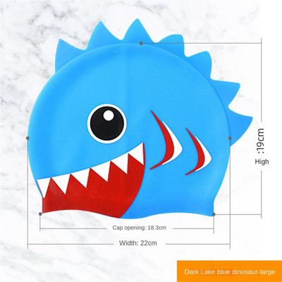 Gyermek búvársapka vízálló, nagy rugalmasságú fürdősapka egység súlya 0,06 kg, gyermekek számára alkalmas Gyermek úszósapka