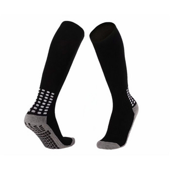 Противохлъзгащи дишащи мъжки летни памучни и гумени чорапи Дълги футболни чорапи Висококачествени мъжки мъжки женски чорапи за колоездене