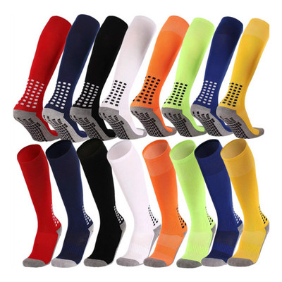 Противохлъзгащи дишащи мъжки летни памучни и гумени чорапи Дълги футболни чорапи Висококачествени мъжки мъжки женски чорапи за колоездене