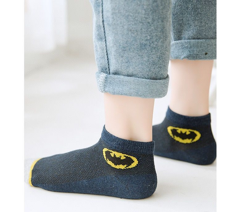 5 ζευγάρια/παρτίδα Ανοιξιάτικες καλοκαιρινές αθλητικές κάλτσες Κάλτσες με λεπτό πλέγμα για κορίτσια Αγόρια Χαριτωμένα κινούμενα σχέδια παιδική λεπτή κάλτσα Βρεφική κάλτσα για νεογέννητο