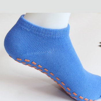 Неплъзгащи се чорапи за йога Омекотени чорапи с подметка за мъже, жени, чорапи за йога пилатес, батут за деца, жени, мъже и възрастни