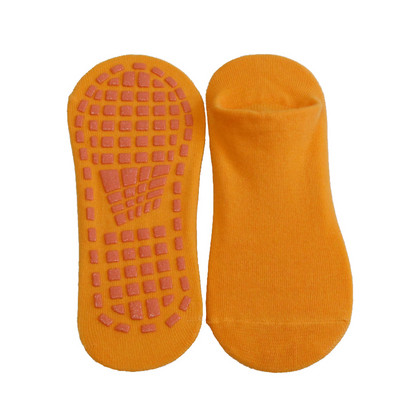 Neslīdošas jogas zeķes Polsterētas zoles satvēriena zeķes vīriešiem Sievietēm Jogas Pilates batuta zeķes bērniem Sievietēm vīriešiem un gados vecākiem cilvēkiem